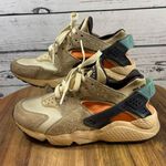 Nike Women's  Huarache Sneakers US 6.5 Beige Orange Photo 2