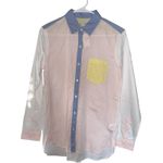 Gap NWT ‎ Colorblock boyfriend shirt Size S Photo 1