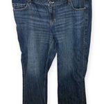 Hollister Low Rise Baggy Jeans Blue Denim Straight Leg Y2K Style 20R Plus Photo 0