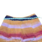 Dana Buchman  Women Silk Pleated lined pink/blue/yellow skirt size 10‎ Photo 7