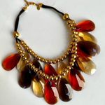Joan Rivers lucite bib statement necklace Photo 5