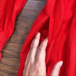 Madewell • Daybreak eyelet dress linen shift mini peasant boho Tropical Coral Photo 8