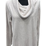 Barefoot Dreams CozyChic Ultra Lite Coastal Cowl Neck Tunic Sand Dune Size M Photo 0