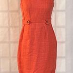 J.Crew pink salmon colored tweed sleeveless sheath dress size 2 Photo 1