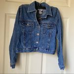 girl size medium crop bluejean jacket Blue Photo 9