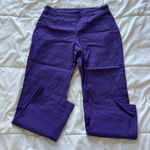 draper's & damon's Womens Size Medium Pants Straight Leg Pull On Stretch Purple Photo 0