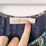 Tory Burch Printed Ruffle Dress Navy Soleil Photo 5