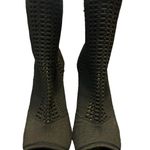 Steve Madden Black Candid Slip On
Knit Open Toe Bootie size 7.5 Photo 1