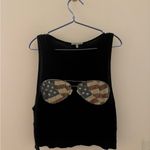 Fun charlotte russe american flag sunglasses bling tank size M Size M Photo 1