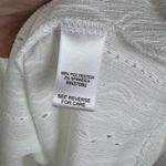 Cato  Eyelet Blouse Size 26/28W White‎ Cutout Boho Cottagecore Peasant Neutral Photo 5