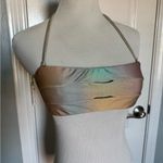 PilyQ  Swim bandeau Halter Bikini Top in small
Pastel rainbow w/removable straps Photo 0