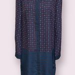 Ann Taylor  Print Long Sleeve Shirt Dress Photo 1