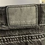 American Eagle  Black Destroyed Distressed Whisker Faded Mom Shorts - Size 10 Photo 7