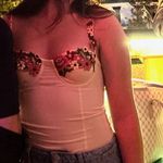 Pretty Little Thing Yellow, floral bustier Top Photo 4