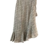 Nasty Gal  Size 2 Midi Dress Ruffle Front Abstract Photo 8