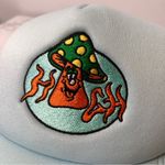 Urban Outfitters  Nature Embroidered Trucker Hat Mushroom High Shrooms Photo 7