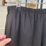 Royl NYC Luxury Loungewear Black Silk Pull on Crop Pants $795 M Size M Photo 2