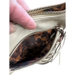 B Makowsky Womens Tan Leather Crossbody Purse With Tassel SKU 6896 Photo 7