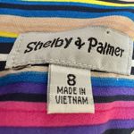 Shelby & Palmer striped yellow belt sleeveless dress Photo 8