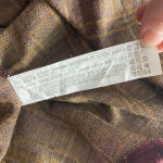 ZARA  Dress Plaid Oversized Short Sleeve T-Shirt Red‎ Check Dress Size Medium Photo 11