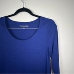 Soft Surroundings Long Sleeve Scoop Neck Tunic Top Blue Sz XS Photo 1