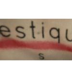 Vestique Black Floral One Shoulder Long Sleeve short Dress Women's Sz Small Photo 4