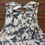 Forever 21 ACTIVE GREY TIE DYE HIGH NECK OPEN BACK TANK Photo 3