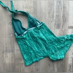 Lole  Swim Suit Green Leaf Print 2 Piece Small Tankini Top Large Bikini Bottom Photo 8
