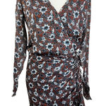 Veronica Beard 6 Anjali Silk Floral Print Mini Dress Fall Cottagecore Fairy Mood Photo 0