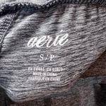 Aerie  Fold Over High Rise Jogger Pants  Dark Gray Heather Stretch  Women's Small Photo 10