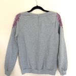 Kut From The Kloth embroidered sweatshirt XS with beads and faux diamonds RARE Photo 3