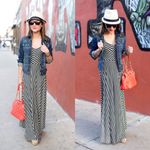 Anthropologie Puella Maxi Striped Knit Dress Photo 1