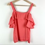 J.Crew  Cold Shoulder Off the Shoulder Ruffle Blouse 2 NWT Photo 7