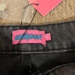 Edikted Black denim mini skirt Photo 2