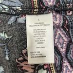 Beach Lunch Lounge Black Floral Sleeveless Mini V Neck Dress Swim Cover Size L Photo 4