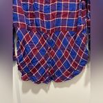 Lucky Brand  Plaid Button-Down Shirt - Burgundy and Blue Photo 5