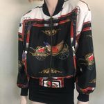 Vintage 80s 90s Scarf Bomber Jacket Photo 0