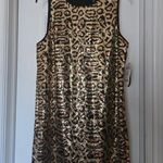 Sequin Mini Dress Gold Size L Photo 2