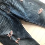 Anoname Chloe Crop Boyfriend Denim Blue Jeans Size 27 Distressed mid rise Y2K Photo 6