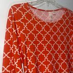 Tacera  Printed Bell Sleeve Top Small Photo 4