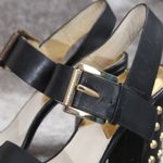 Michael Kors Edgy  Studded “Linden” Block Heel Sandals Sz 8 Photo 5