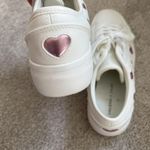 Sincerely Jules  Women's Sneakers White With Pink Heart Size 6.5m Photo 4