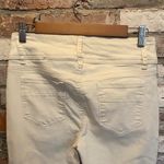 D. Jeans  High Waisted Women's Off-White Denim Capris Pants Size 4 Photo 4