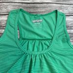 Kirkland Signature Womens Green Striped Racerback Athletic Tank Top M Med Medium Photo 2