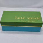 Kate Spade  Womens Flats Size 9.5 Blue Denim Silver Metallic Quiet Luxury Shoes Photo 6