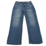 Hudson Jeans Women Size 27 Blue NOA Wide Leg Cropped Faded Wash Denim Photo 2