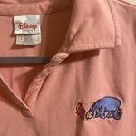 Disney VTG Womens Pink Coral Eeyore Store Long Sleeve Polo Size Large Photo 1