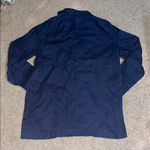 Ralph Lauren Lauren Linen Button Front Shirt Jacket Lightweight Navy Blue 1X Photo 6