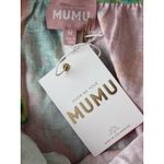 Show Me Your Mumu NWT  Lexington Midi Dress Size Medium Pink Green Linen Tropical Photo 3