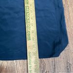 Amanda Uprichard  Silk v neck‎ blouse navy 3/4 sleeve balloon bow tie front P XS Photo 4